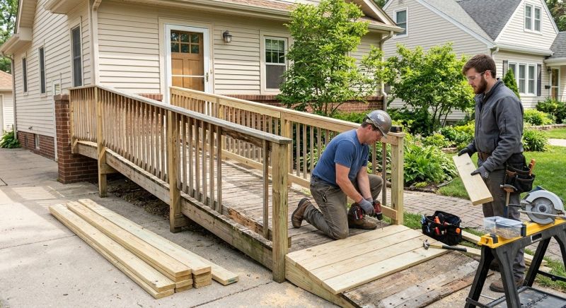 Wood Ramp Repair in Alpharetta, GA